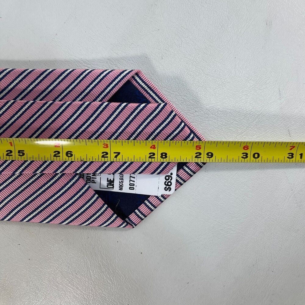 Jos.A.Bank Tie Executive Collection 100% SILK Men's Designer Pink Necktie - Picture 6 of 7